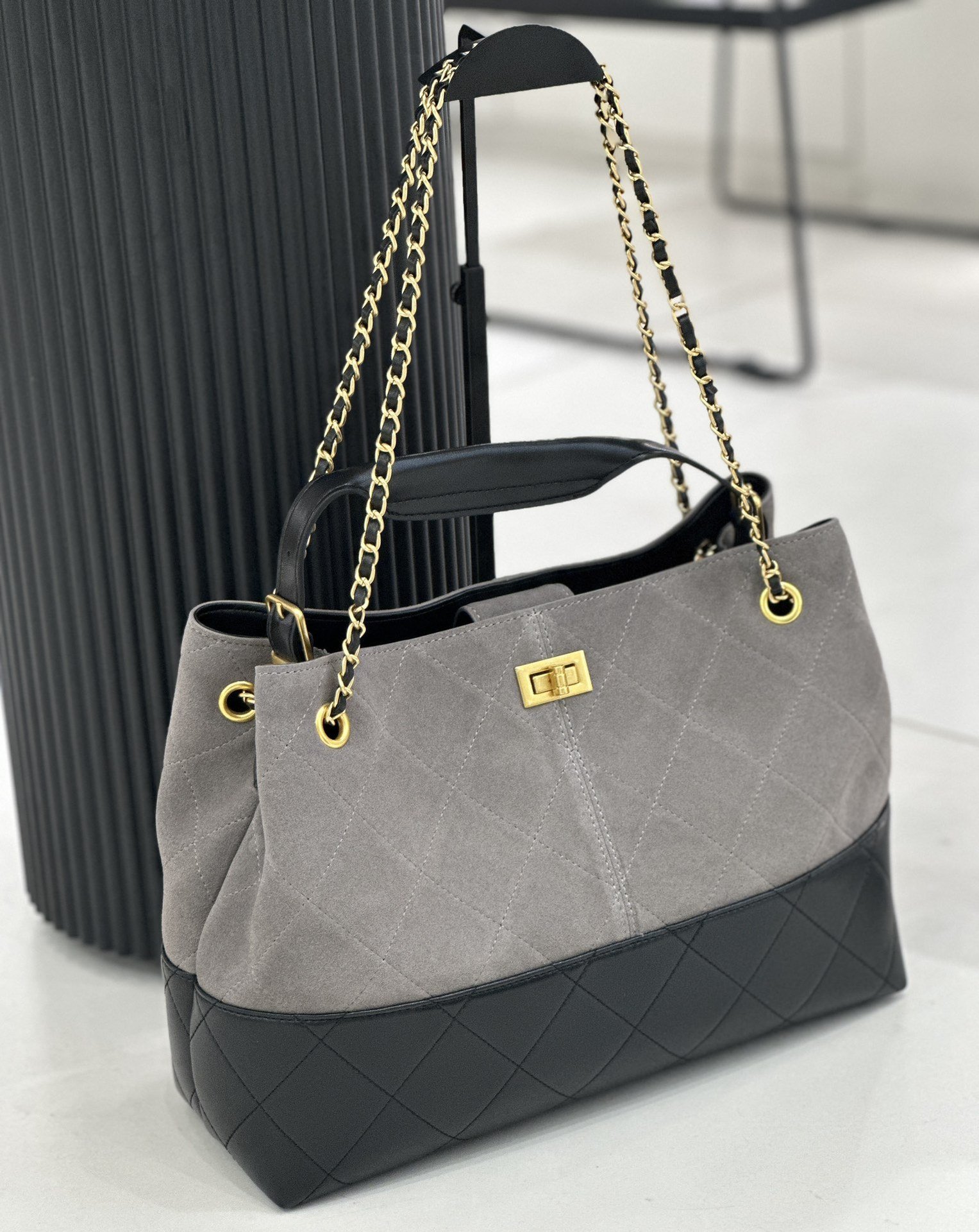 Designer Women's Bag-LYMY-001-Gray