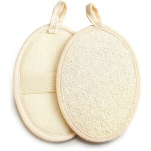 Oval Compressed Loofah -Double Layer with Loop