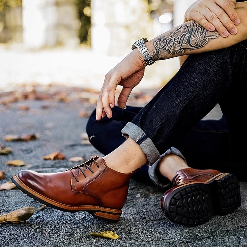 Retro Combat Boots - Image 17