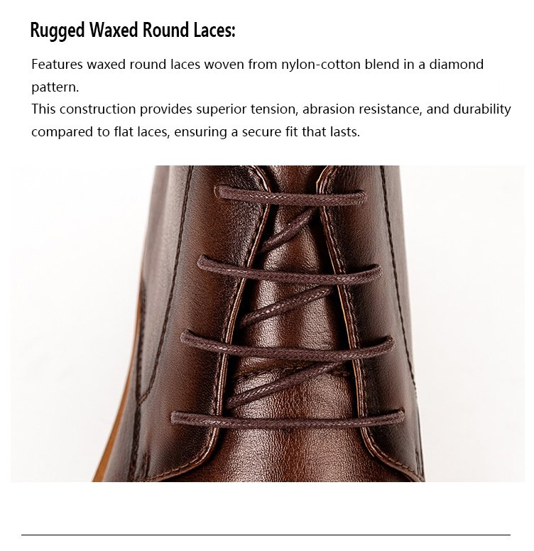 Retro Combat Boots-Dark Coffee-Brown-Black-2